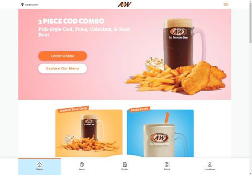 A&W Restaurants capture - 2025-04-10 13:26:12