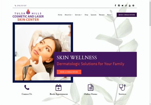Tulsa Hills Cosmetic and Laser Skin Center capture - 2025-04-10 14:53:05