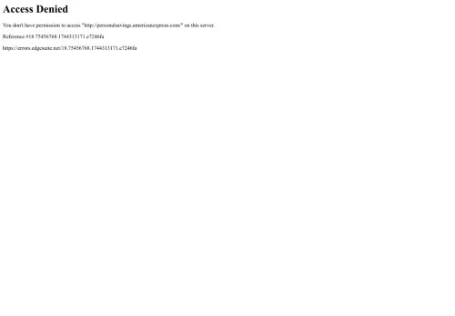 American Express Personal Savings capture - 2025-04-10 15:28:05