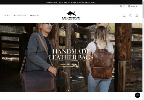Levinson Leather Goods capture - 2025-04-10 15:52:03