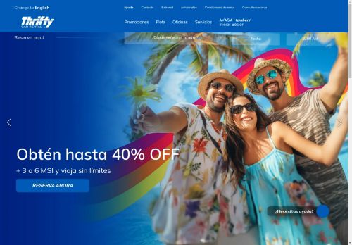 Thrifty Car Rental MX capture - 2025-04-10 19:59:52
