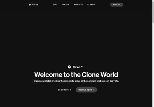 Clonerobotics.com capture - 2025-04-10 21:09:38