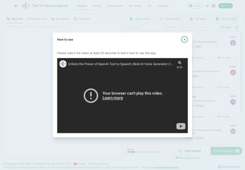 OpenAI Text To Speech capture - 2025-04-10 21:26:39
