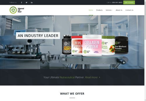 Advanced Life Nutraceuticals capture - 2025-04-10 21:50:09