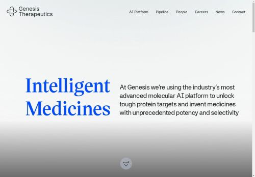 Genesis Therapeutics capture - 2025-04-10 22:09:18
