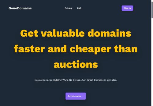 GoneDomains capture - 2025-04-11 00:16:09