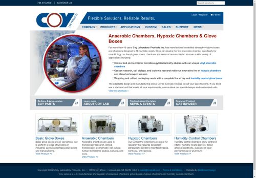 Coy Laboratory Products capture - 2025-04-11 05:54:08