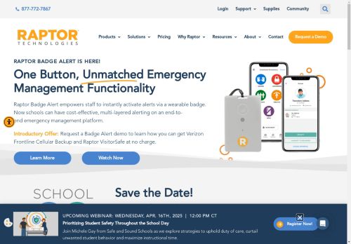 Raptor Technologies capture - 2025-04-11 11:19:53