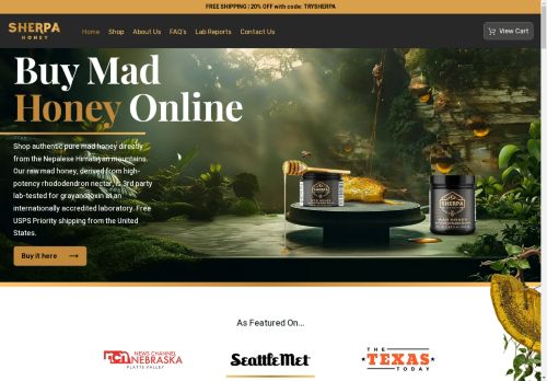 Sherpa Honey Shop capture - 2025-04-11 11:54:43