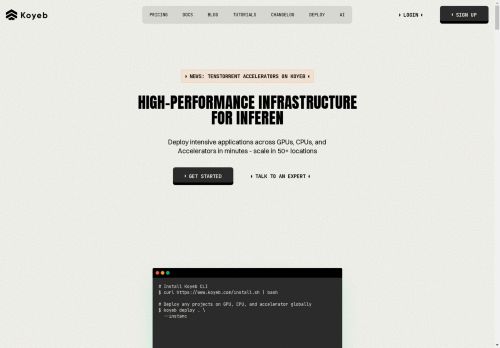 Koyeb capture - 2025-04-11 12:02:29