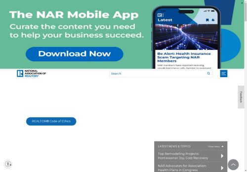 National Association of REALTORS capture - 2025-04-11 15:27:26