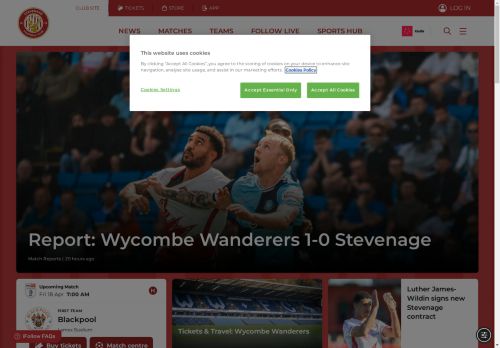 Stevenage Football Club capture - 2025-04-13 06:24:23