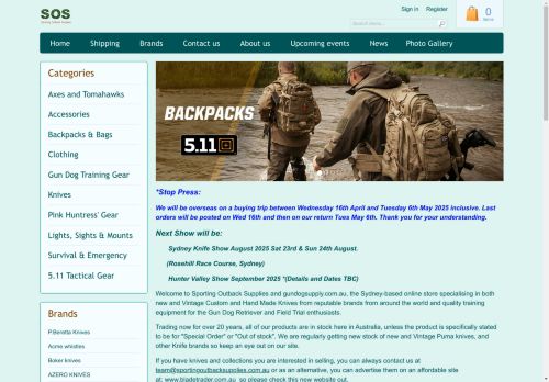 Sporting Outback Supplies capture - 2025-04-13 10:13:43