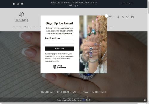 Skyjems.ca capture - 2025-04-13 10:17:29