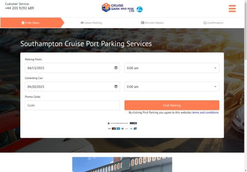 Southampton Port Parking Solutions capture - 2025-04-13 10:26:09