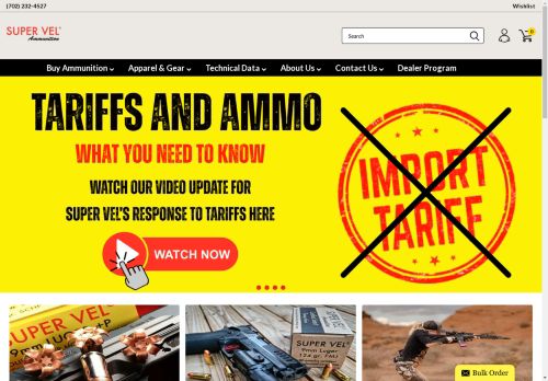 Super Vel Ammunition capture - 2025-04-13 11:34:04