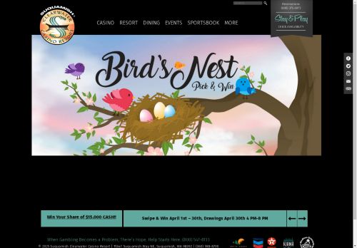 Suquamish Clearwater Casino Resort capture - 2025-04-13 11:47:22