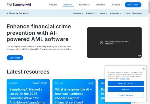 SymphonyAI Sensa capture - 2025-04-13 12:18:53