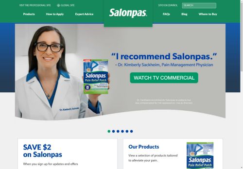 Salonpas® capture - 2025-04-13 12:58:51