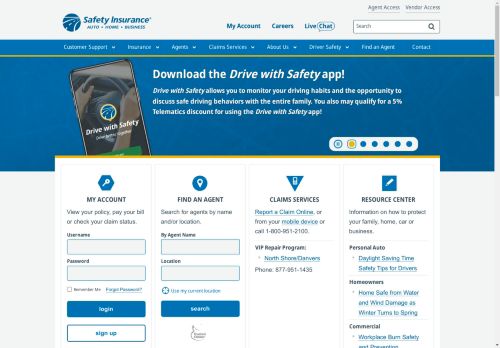 Safety Insurance capture - 2025-04-13 12:59:56