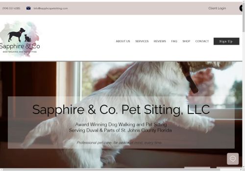 Sapphire & Co. Pet Sitting capture - 2025-04-13 13:05:37