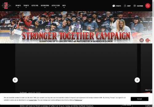 San Diego State University Athletics capture - 2025-04-13 13:34:27