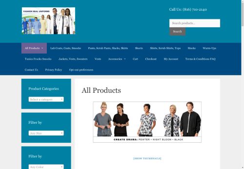 Medical Scrubs Store capture - 2025-04-13 15:37:42