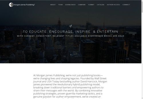 Morgan James Publishing capture - 2025-04-13 16:46:57