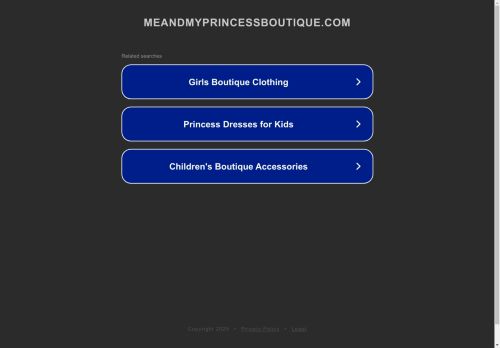 Me and My Princess Boutique capture - 2025-04-13 17:59:30