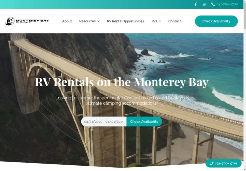 Monterey Bay RV Rentals capture - 2025-04-13 18:09:27