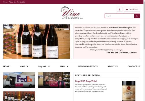 Manchester Wine and Liquors capture - 2025-04-13 19:32:57