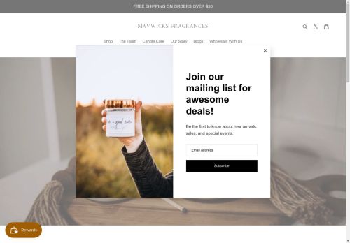 MavWicks Candle Co capture - 2025-04-13 19:45:55