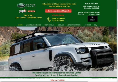 Independent Land Rover Complete Service Center capture - 2025-04-13 21:12:02