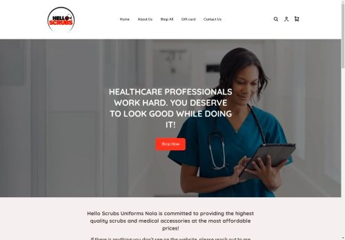 Hello Scrubs Uniforms NOLA capture - 2025-04-13 23:36:16