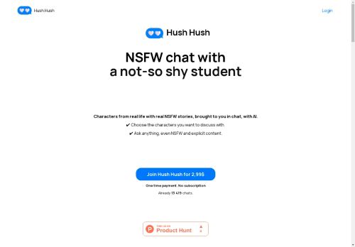Hushhushai.com capture - 2025-04-14 00:37:44