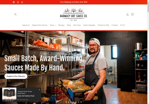 Harmacy Hot Sauce Co. capture - 2025-04-14 01:44:40