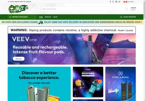 Haze Smoke Shop capture - 2025-04-14 01:49:17