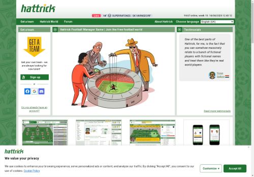 Hattrick capture - 2025-04-14 06:44:34