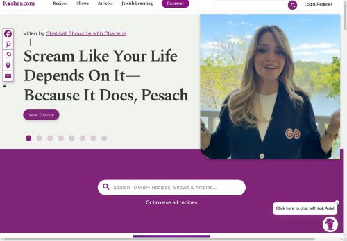 Kosher.com capture - 2025-04-14 06:49:35