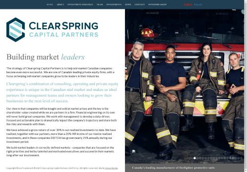 Clearspring Capital Partners capture - 2025-04-14 09:33:52