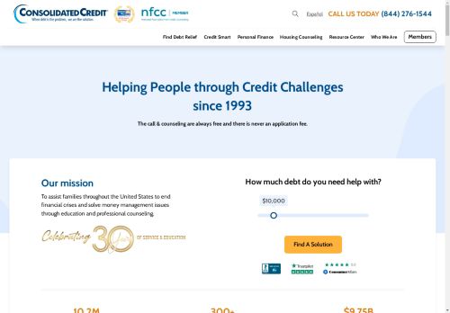 Consolidated Credit Counseling Services capture - 2025-04-14 11:14:57