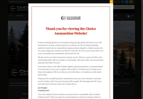 Choice Ammunition capture - 2025-04-14 11:29:56