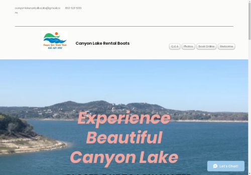 Canyon Lake Rental Boats capture - 2025-04-14 12:32:22