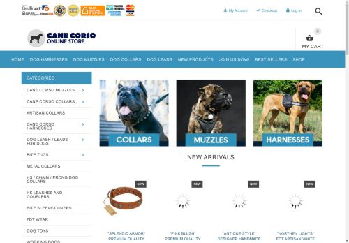 Cane Corso Dog Store capture - 2025-04-14 12:47:42