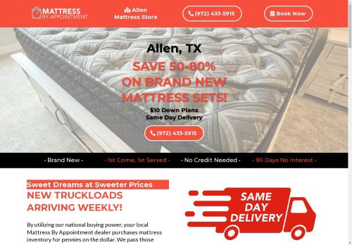 Mattress By Appointment Allen capture - 2025-04-14 14:25:09