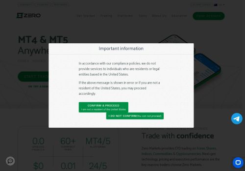 ZERO Markets IT capture - 2025-04-14 15:17:22