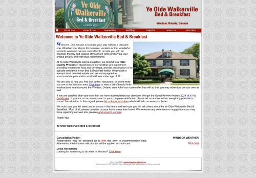 Ye Olde Walkerville Bed & Breakfast capture - 2025-04-14 15:27:28