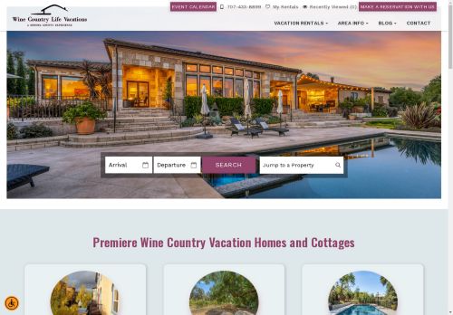 Wine Country Life Vacation Homes capture - 2025-04-14 18:13:48