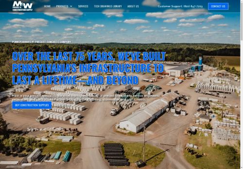 M & W Precast and Construction Supply capture - 2025-04-14 19:00:22