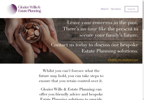 Glozier Wills & Estate Planning capture - 2025-04-14 21:35:58